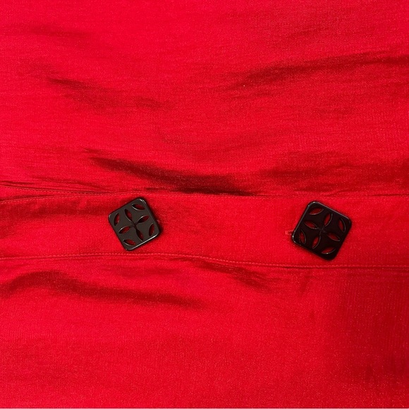 Red Button Down Shirt - Picture 3 of 5